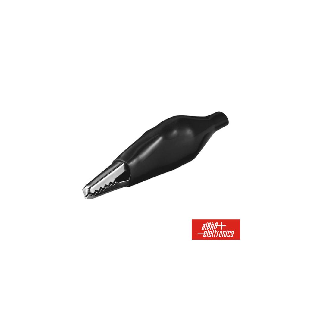 Pinça Crocodilo 36.5mm Isolada Preta (imagem para) Pinça Crocodilo 36.5mm Isolada Preta