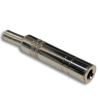 Ficha 6,5 Stereo Fêmea Metalica (imagem para) Ficha 6,5 Stereo Fêmea Metalica