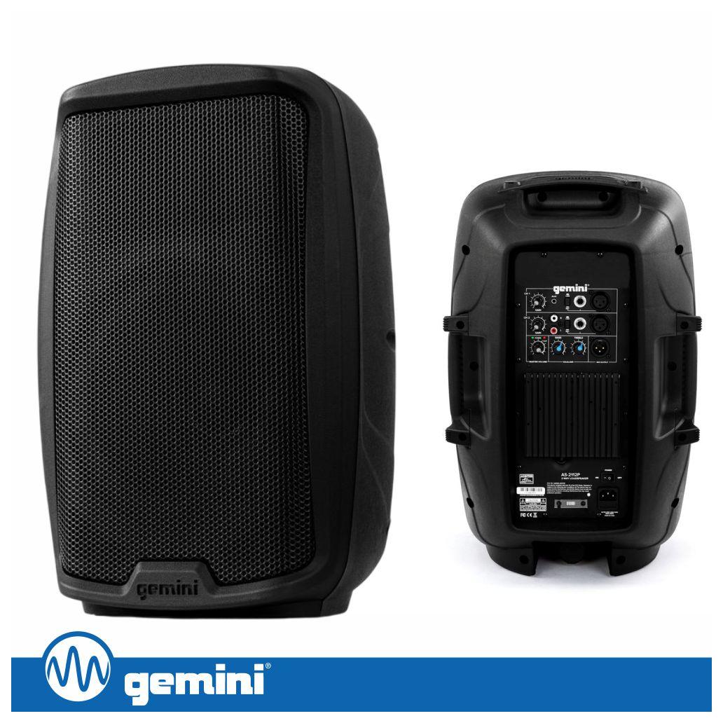 Coluna Amplificada 12" 1500W GEMINI (imagem para) Coluna Amplificada 12" 1500W GEMINI