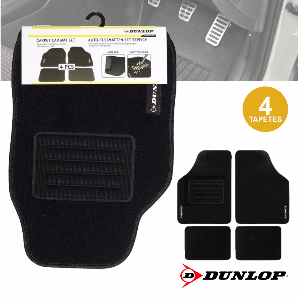 TAPETES UNIVERSAIS PRETOS DUNLOP (imagem para) TAPETES UNIVERSAIS PRETOS DUNLOP