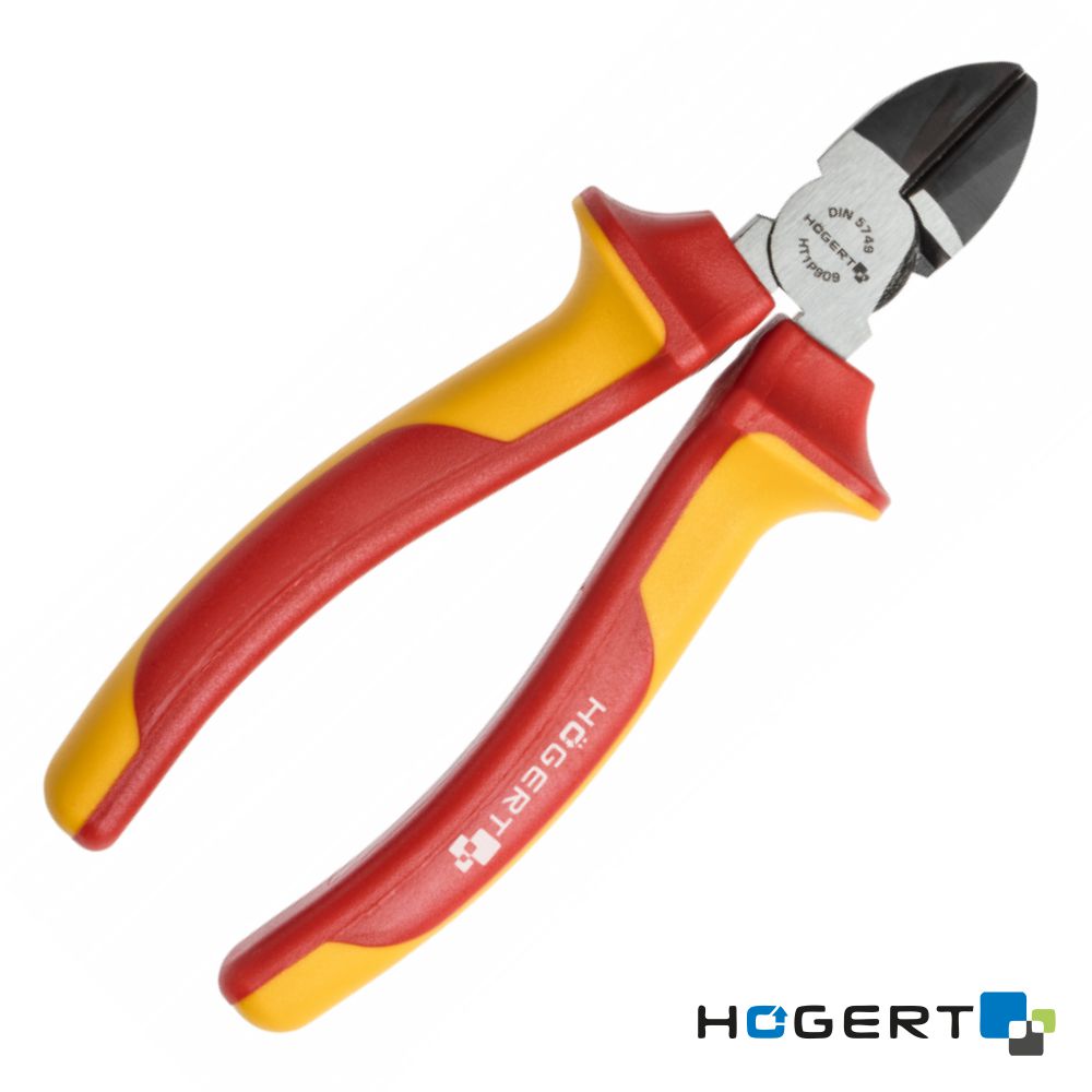 ALICATE DE CORTE DIAGONAL VDE 1000V 160MM HOGERT (imagem para) ALICATE DE CORTE DIAGONAL VDE 1000V 160MM HOGERT