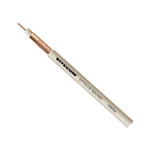 Cabo Coaxial CU/PE D:6,8mm/1,1mm (Especial TDT)- 100m (imagem para) Cabo Coaxial CU/PE D:6,8mm/1,1mm (Especial TDT)- 100m