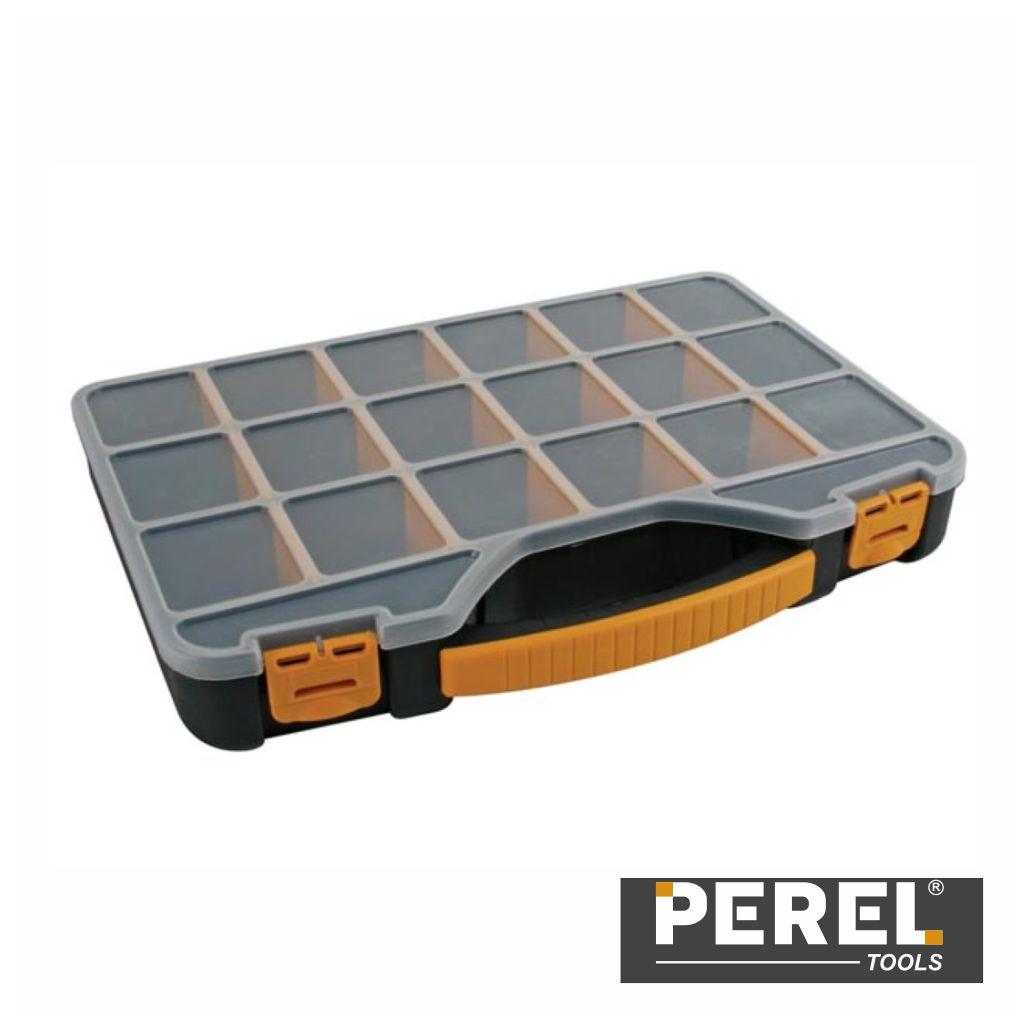 Caixa Organizadora C/ 20 Compartimentos 327x258x47 PEREL (imagem para) Caixa Organizadora C/ 20 Compartimentos 327x258x47 PEREL