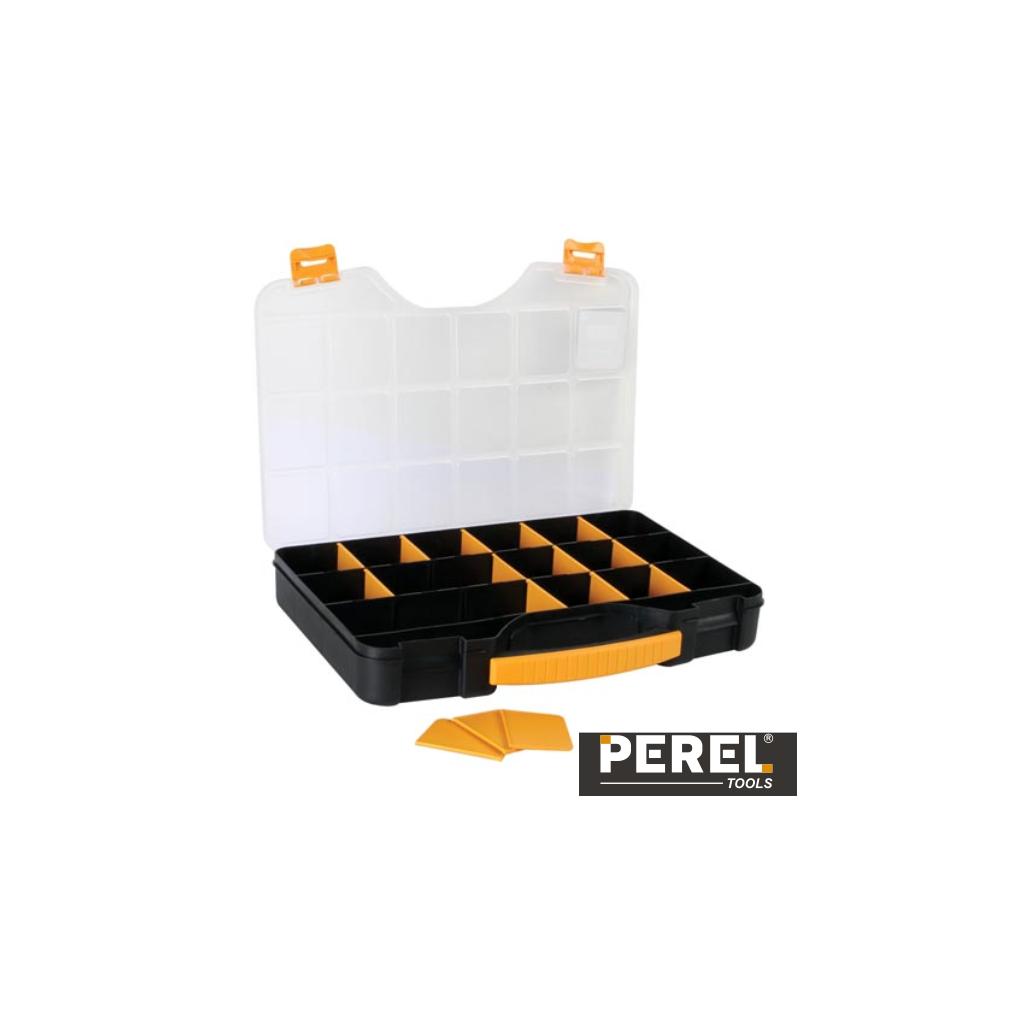 Caixa Organizadora C/ 20 Compartimentos 415x286x61mm Perel (imagem para) Caixa Organizadora C/ 20 Compartimentos 415x286x61mm Perel