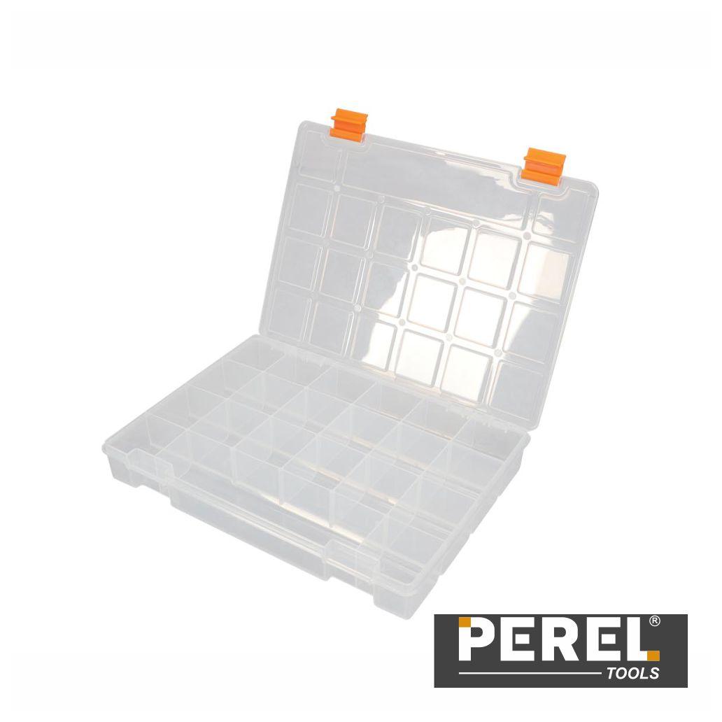 Caixa Organizadora C/ 21 Compartimentos 276x203x42 PEREL (imagem para) Caixa Organizadora C/ 21 Compartimentos 276x203x42 PEREL