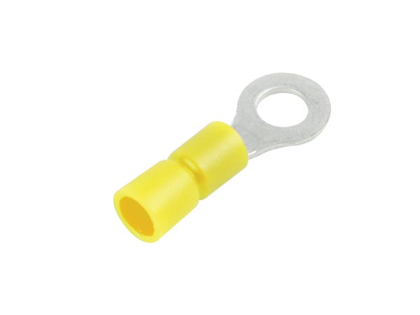 TERMINAL REDONDO ISOLADO 5.3MM 10X AMARELO VELLEMAN (imagem para) TERMINAL REDONDO ISOLADO 5.3MM 10X AMARELO VELLEMAN