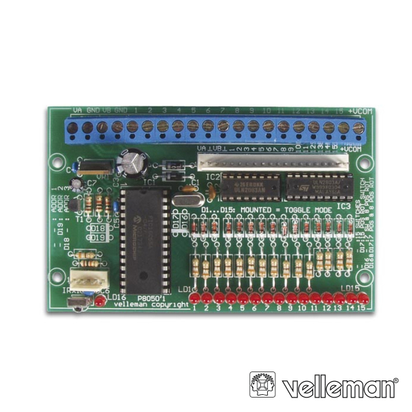 RECEPTOR DE 15 CANAIS POR INFRAVERMELHOS (imagem para) RECEPTOR DE 15 CANAIS POR INFRAVERMELHOS