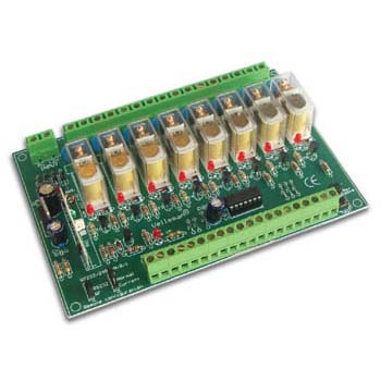 PLACA DE CONTROLO A RELE COM OITO CANAIS (imagem para) PLACA DE CONTROLO A RELE COM OITO CANAIS