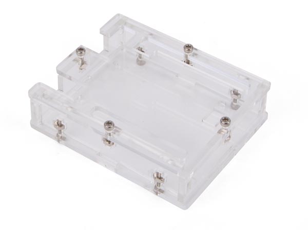 CAIXA TRANSPARENTE PARA O ARDUINO® UNO R3 (imagem para) CAIXA TRANSPARENTE PARA O ARDUINO® UNO R3