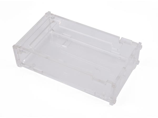 CAIXA TRANSPARENTE PARA O ARDUINO® MEGA 2560R3 (imagem para) CAIXA TRANSPARENTE PARA O ARDUINO® MEGA 2560R3